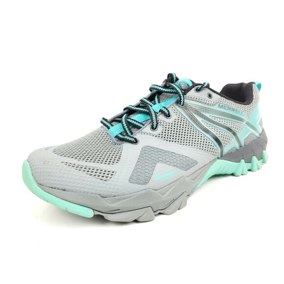 Merrell Women Merrell MQM Flex Women\'s Monument Hiking Shoe J05514 Size 5.5 Green Gray